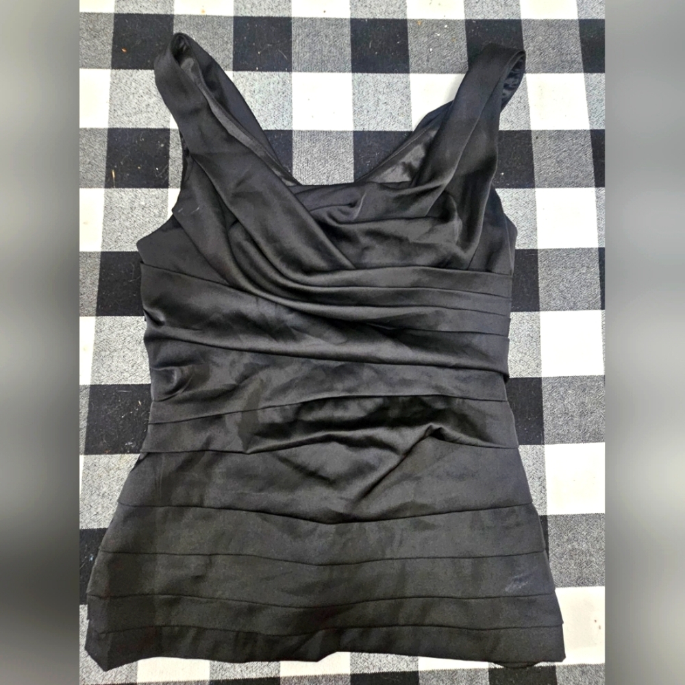 Women's Express Black Dress Top